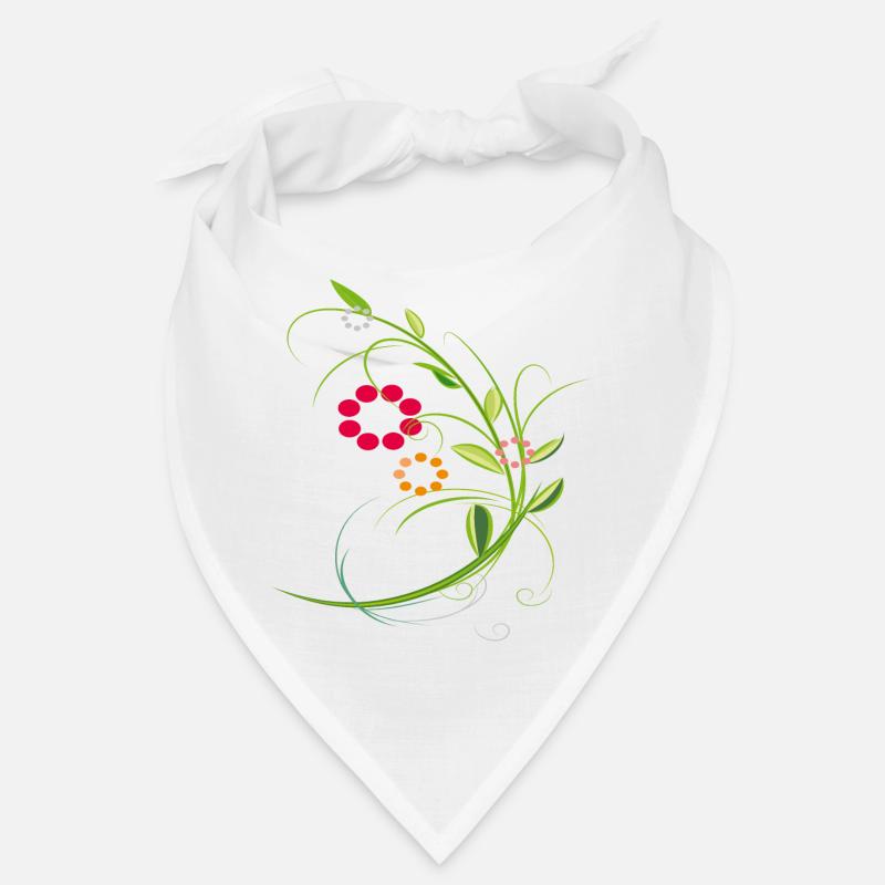 Blumenranke mit kleinen Blüten Bandana