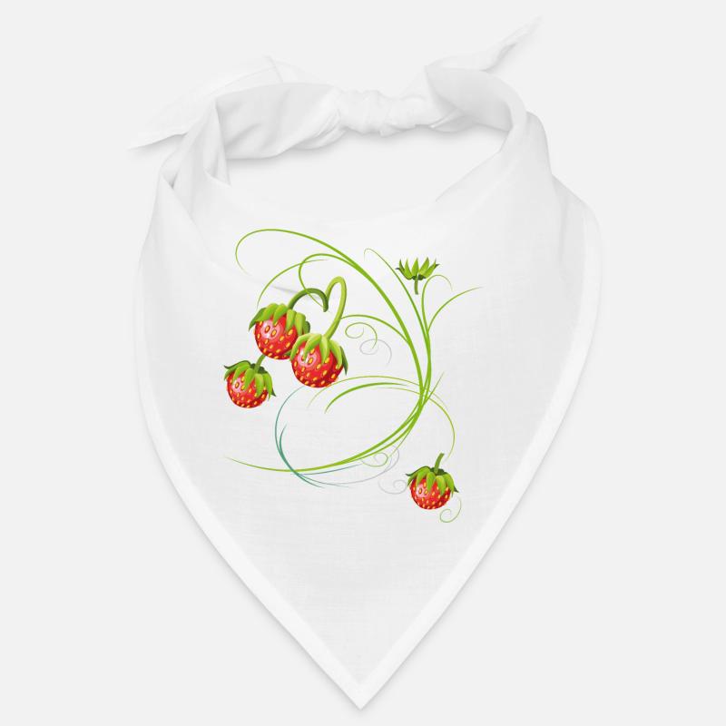 Erdbeeren, Obst Bandana