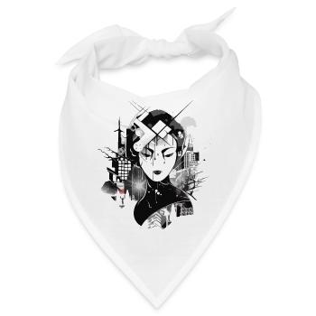 Die Geisha - Bandana - Weiß - Vorne