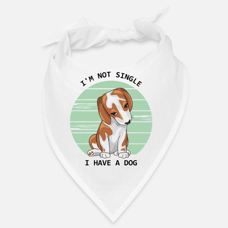 Ich bin nicht Single. Ich habe einen Beagle Bandana
