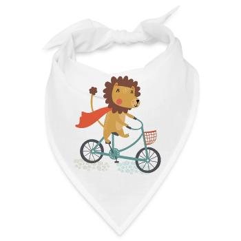 Fahrrad - Bandana - Weiß - Vorne