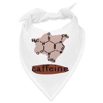 Koffein - Bandana - Weiß - Vorne