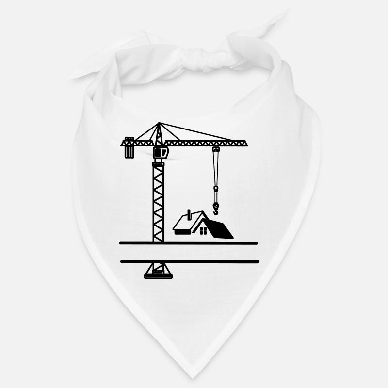 Construction crane with house Bandana
