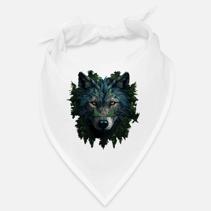 Wolf im Wald Bandana