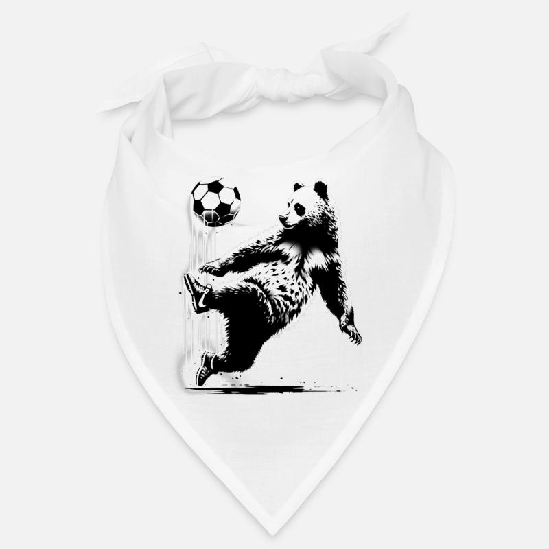 Bear playing soccer Bandana
