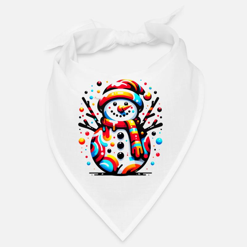 Funky Snögubbe Snusnäsduk