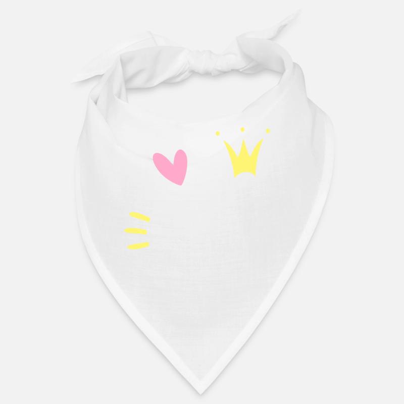 Letter W Initial Letter Crown Bandana
