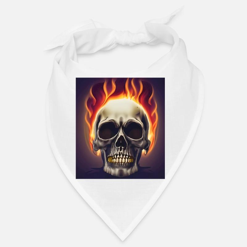 Schädel-Feuer Bandana