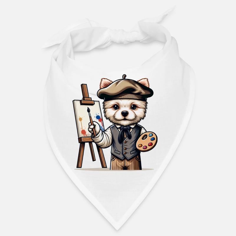 Artiste de chien mignon Bandana