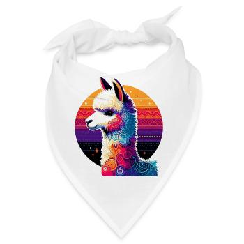 Alpaka - Bandana - Weiß - Vorne