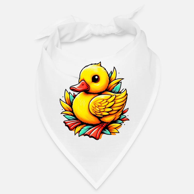 Caneton Canard Canard - Bandana - blanc
