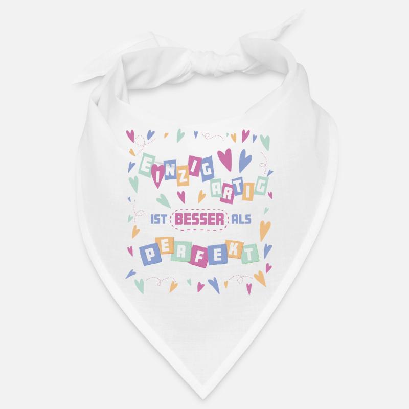 Einzigartig ist besser als perfekt - Selbstwert Bandana