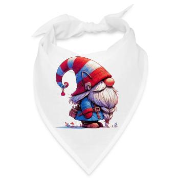 Gnom-Goblin-Elf - Bandana - Weiß - Vorne