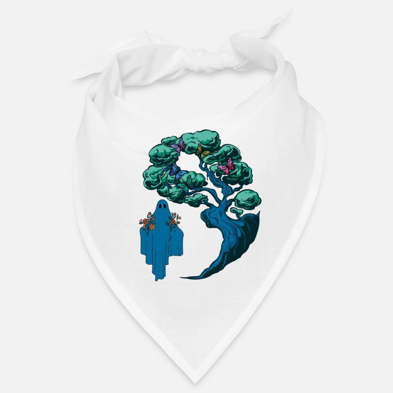 Ghost, Ghost, Spirits, Nature, Forest, Flora, Botany Bandana