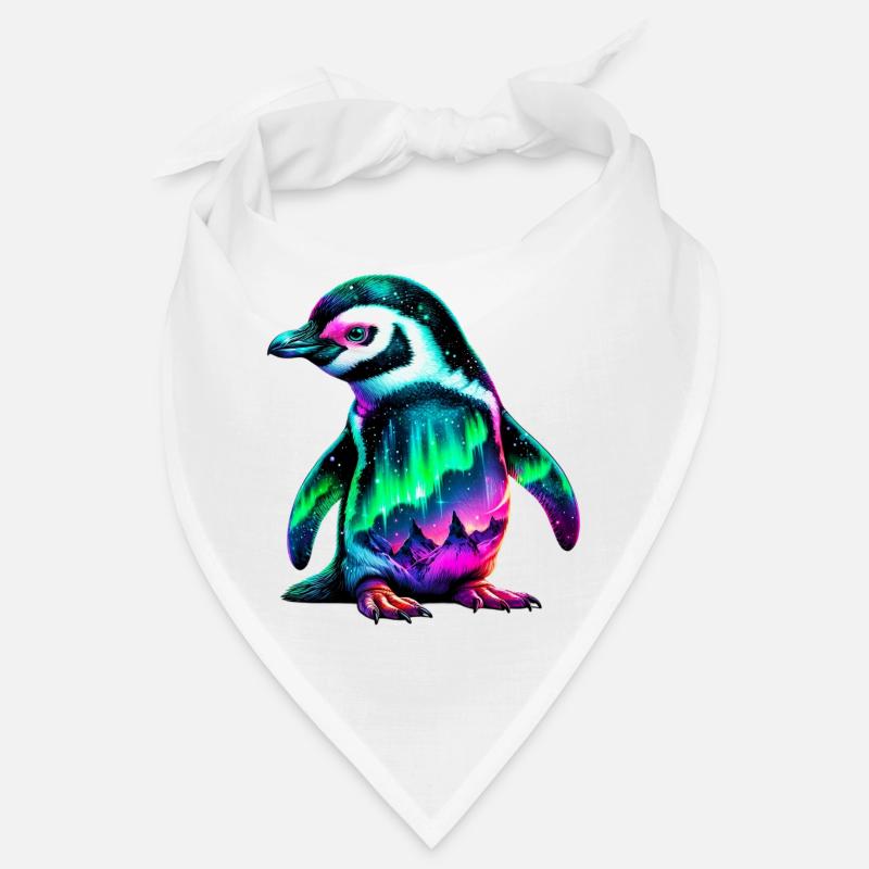 Aurora Borealis Pinguin Bandana