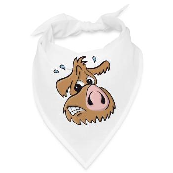 Schweinehund - ups - Bandana - Weiß - Vorne
