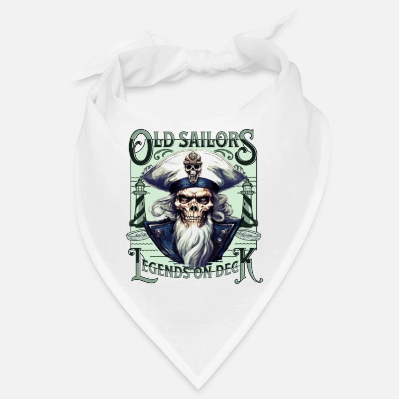 Sailor Skull Skull Captain Ahoy Ship Bandana