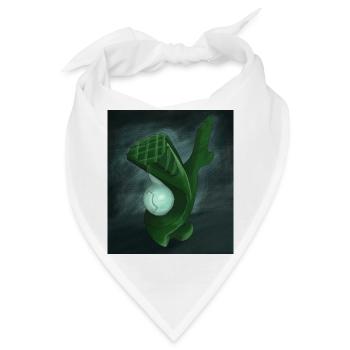 Abstrakte Skulptur - Bandana - Weiß - Vorne