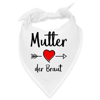 mutter der braut - Bandana - Weiß - Vorne