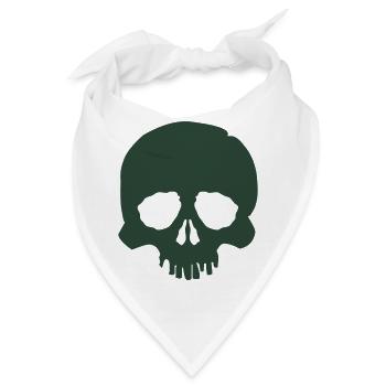 skull - Bandana - Weiß - Vorne