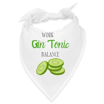 work-tonic-balance - Bandana - Weiß - Vorne
