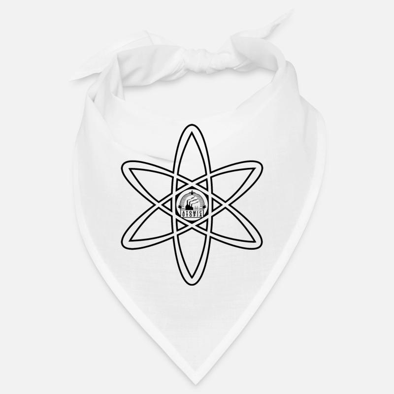 Atomic Utopia - Atom Emblem in White Bandana