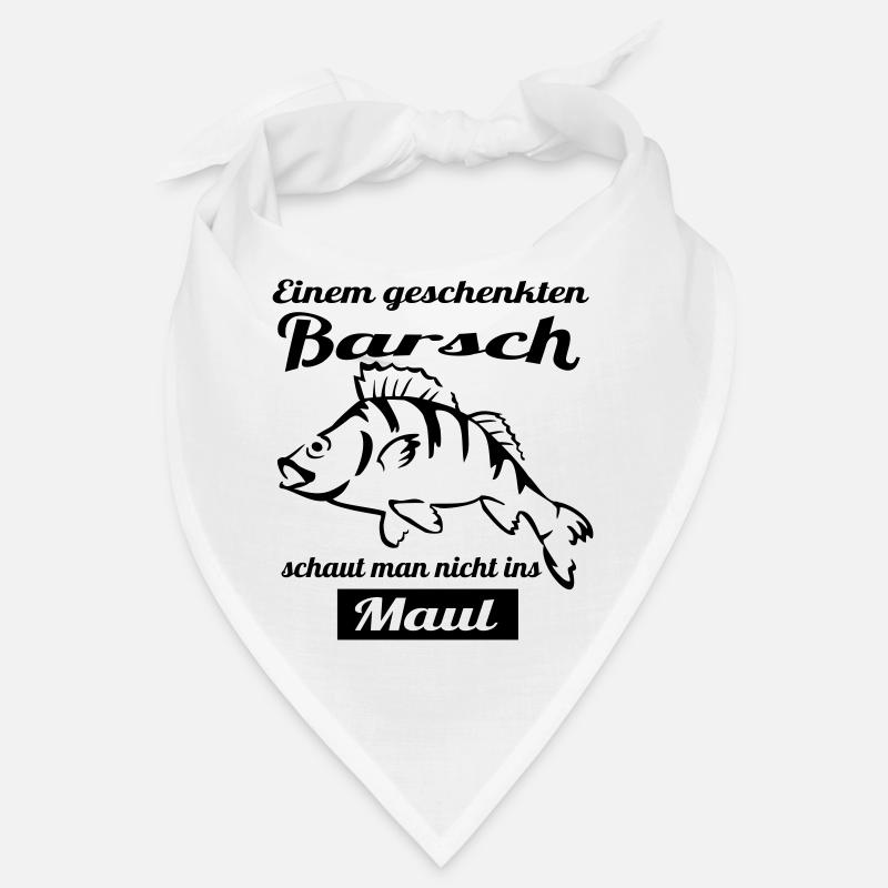 Angler Motiv mit Barsch Bandana