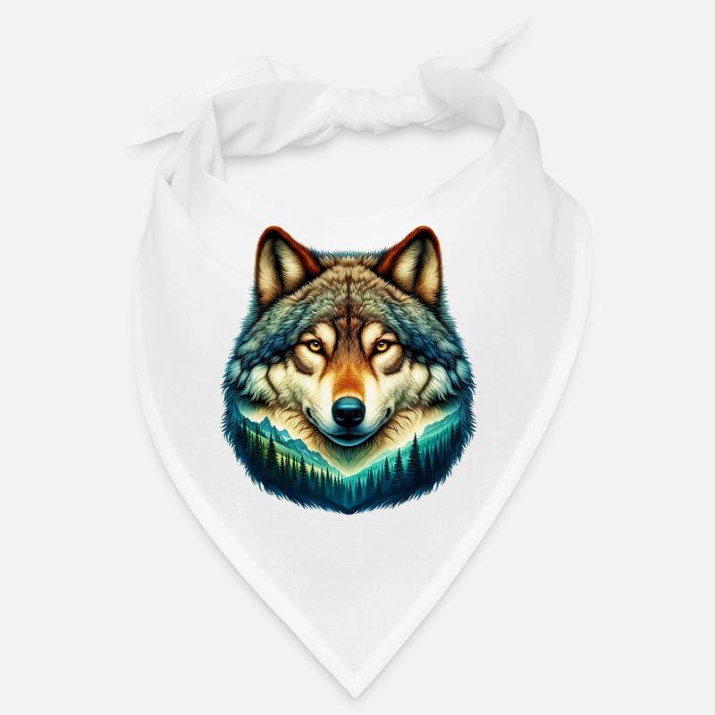 Loup - Bandana - blanc