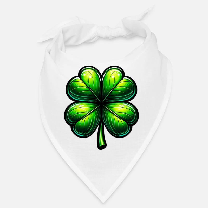 Vierblättriges Kleeblatt Bandana