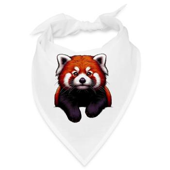 Kleiner Panda - Bandana - Weiß - Vorne