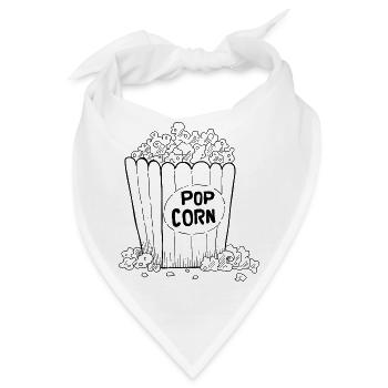 Tag des Popcorns - Bandana - Weiß - Vorne