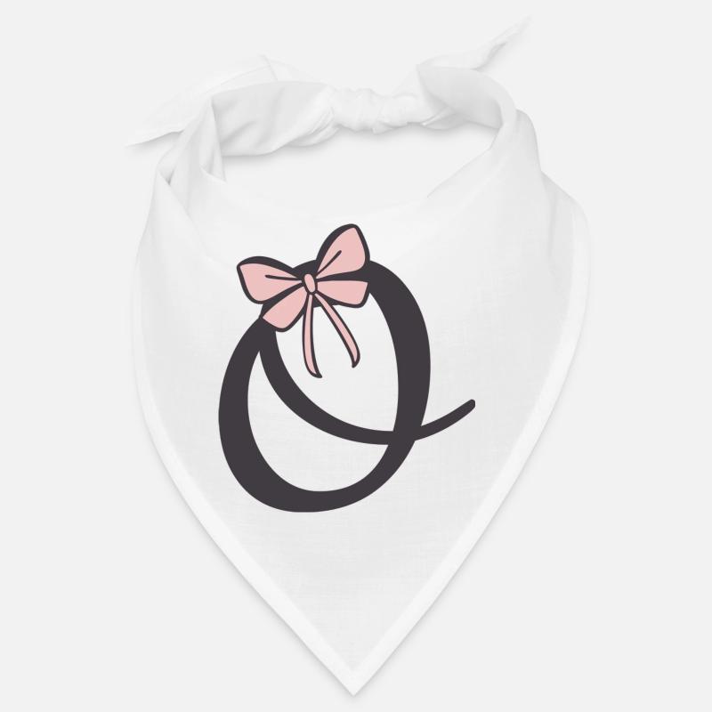 Lettre initiale O Ruban Bandana