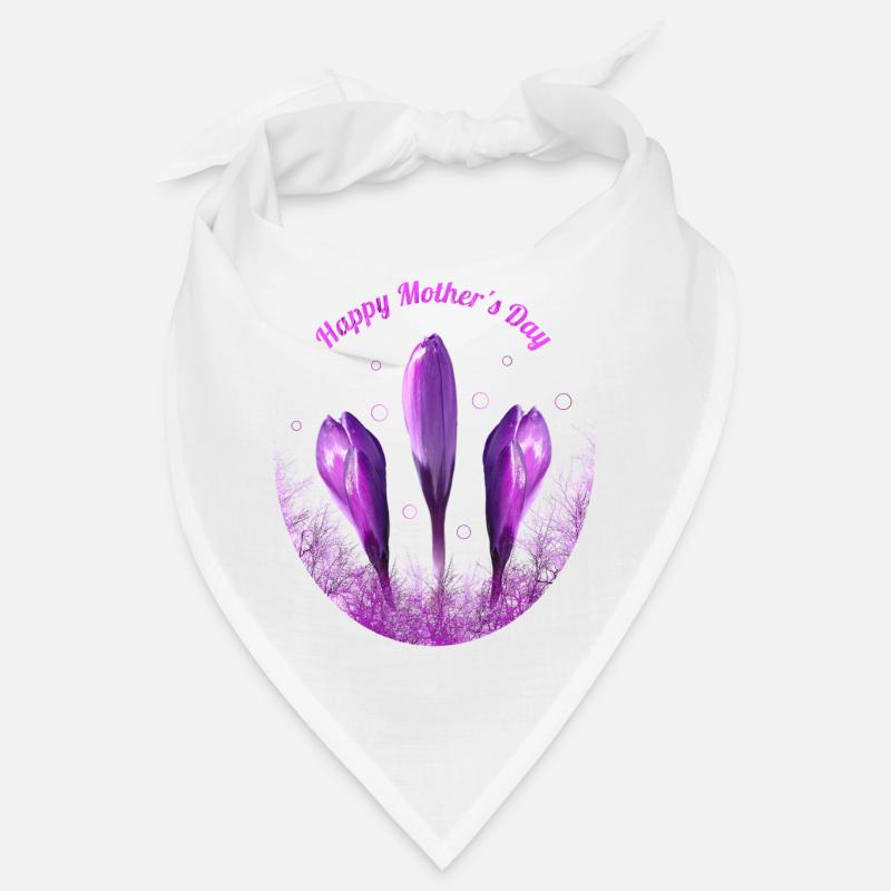 Krokusse Muttertag Bandana