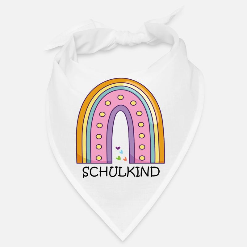 Schulkind Regenbogen Bandana