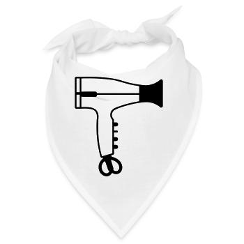 Föhn - Bandana - Weiß - Vorne