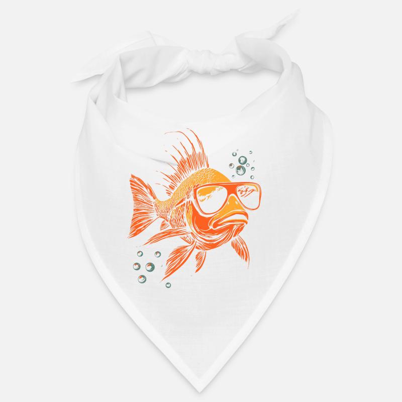 Fisch mit Sonnenbrille Bandana