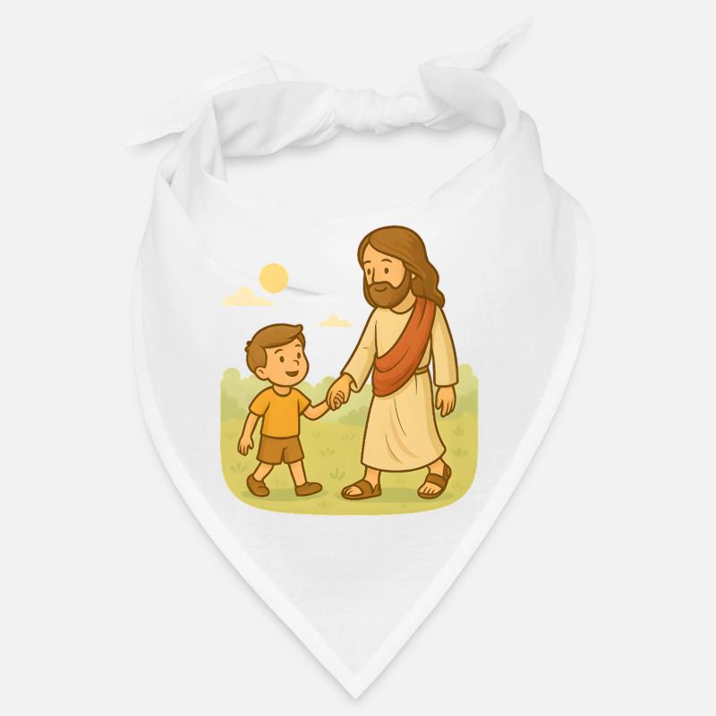 Marcher avec Jésus (garçon) Bandana