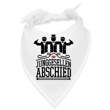 Junggesellen Abschied - Bandana - Weiß - Vorne