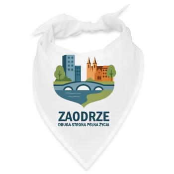 Zaodrze – die andere Seite voller Leben – Opole - Bandana - Weiß - Vorne