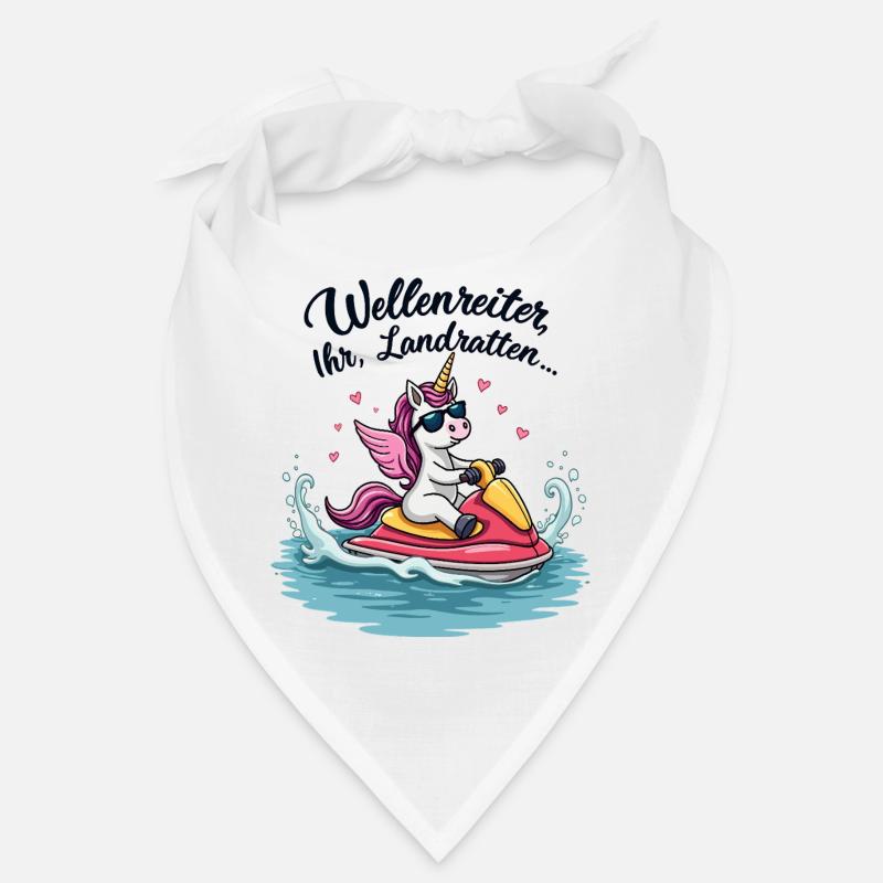 Cooles Jetski Einhorn Bandana
