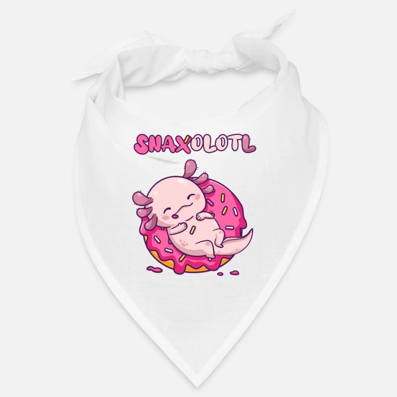 Snaxolotl on donut Bandana