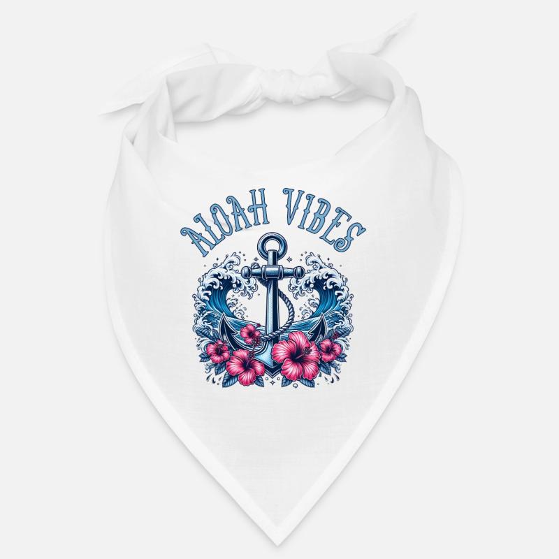 Aloha Vibes - Bandana - Weiß