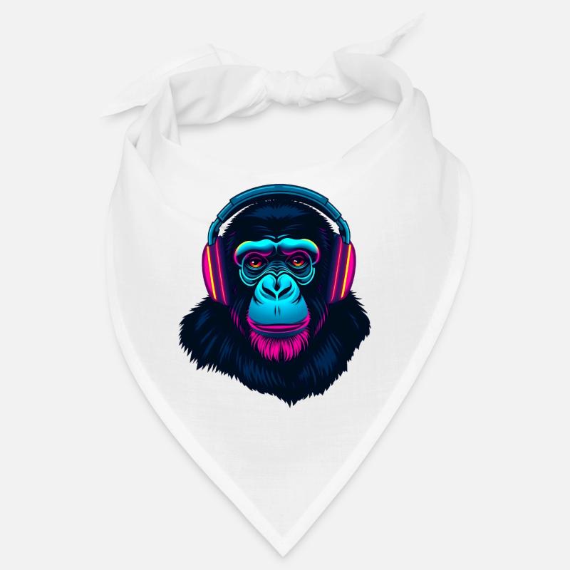 Affe als DJ Bandana