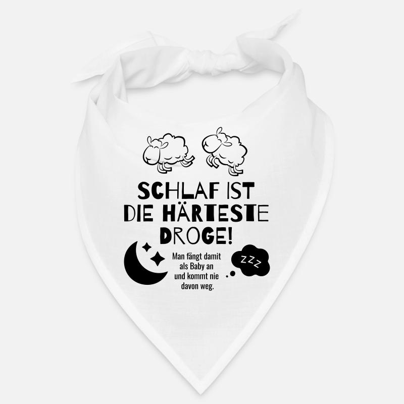 Schlaf - Bandana - Weiß