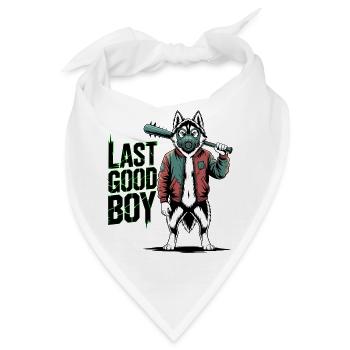 Apocalypse Husky Gasmaske Design - Bandana - Weiß - Vorne