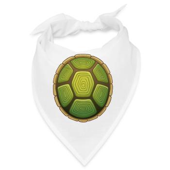 Langsam wie eine Schildkröte - Bandana - Weiß - Vorne