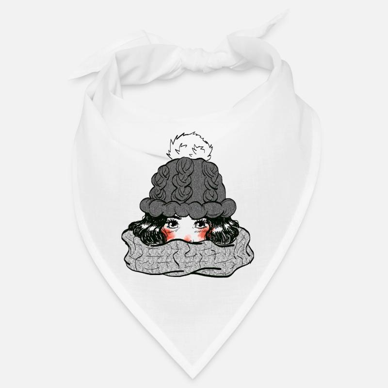 Mädchen im Winter Bandana