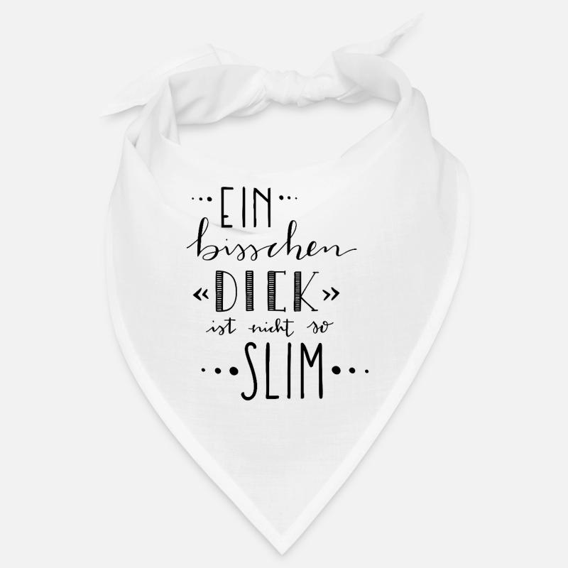 Ein bisschen dick ist nicht so slim – Selbstliebe Bandana
