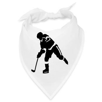 Eishockey - Bandana - Weiß - Vorne
