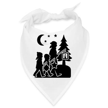 laterne laufen Kinder  - Bandana - Weiß - Vorne